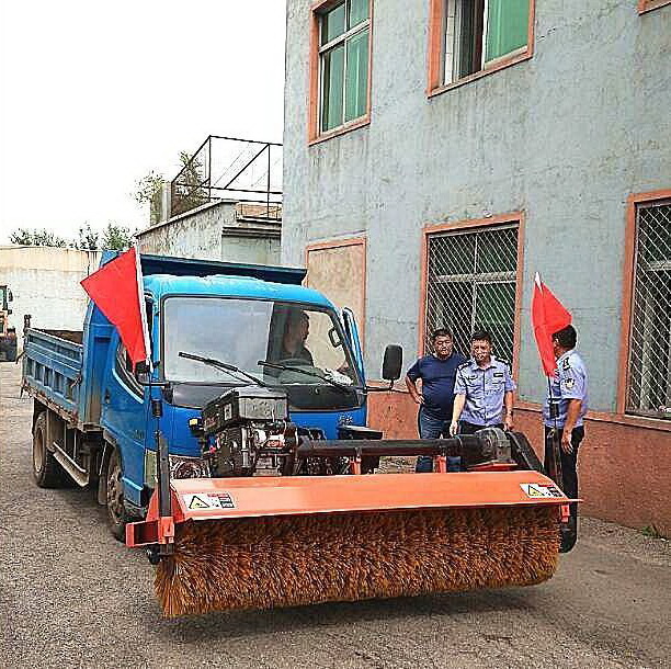 壹喜為某司法單位上門改裝掃雪機(jī)